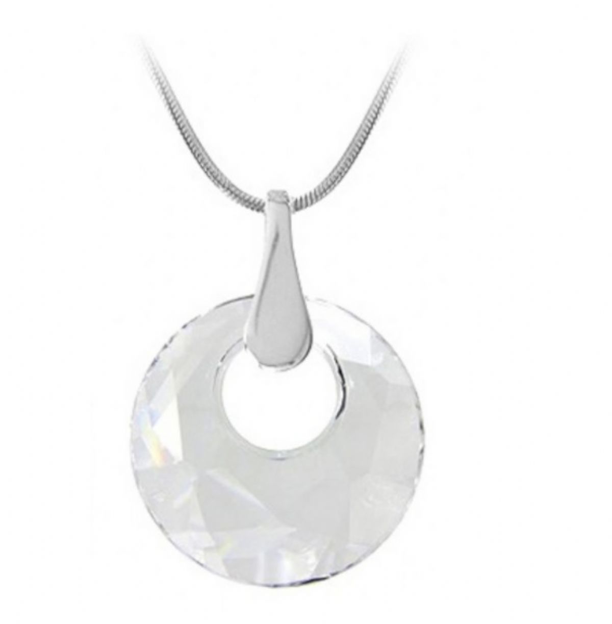 Stříbrný náhrdelník SWAROVSKI - Victory Crystal 1/2
