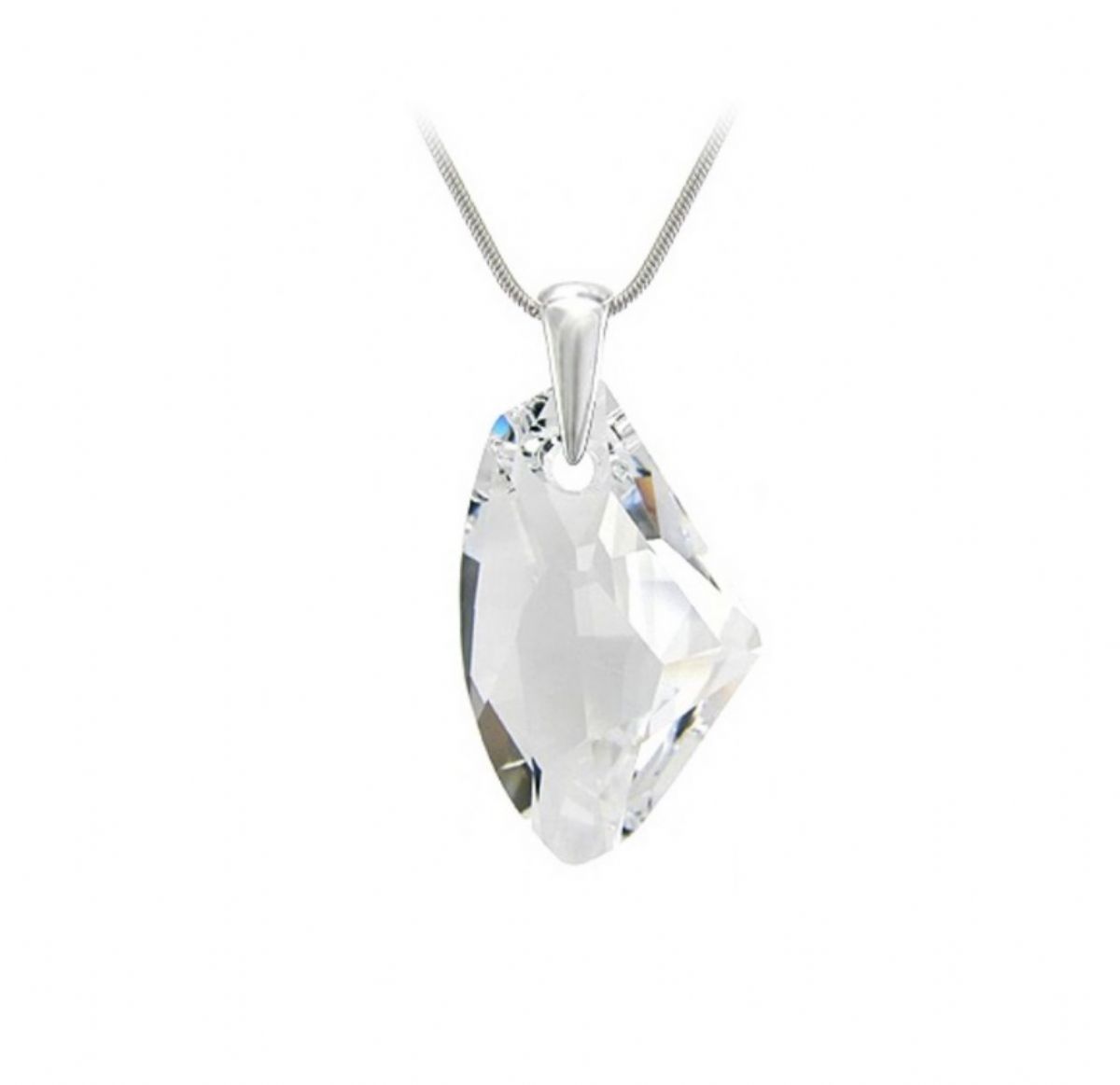 Swarovski stříbrný náhrdelník - Galactic crystal 1/2